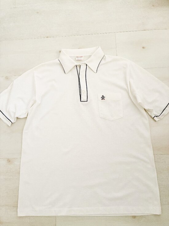 Grand Slam Munsingwear Other - Vintage Grand Slam Munsingwear Polo Shirt XL White Pete the Penguin Pique